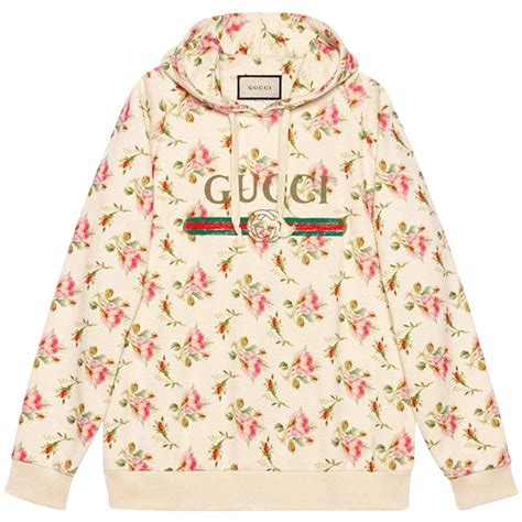 gucci rose hoodie replica|gucci interlocking hoodie.